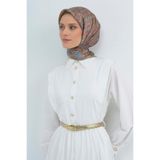 Armine Saf İpek Sura Eşarp, Tek Ebat, E26YA9518D01, Yeşil, kadın