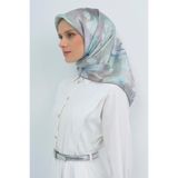 Armine Saf İpek Twill Eşarp Çok Renkli 90x90, Tek Ebat, E26YA9505D02, Çok Renkli, kadın