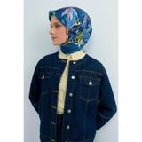 Armine Saf İpek Twill Eşarp Çok Renkli, Tek Ebat, E26YA9500D02, Çok Renkli, kadın