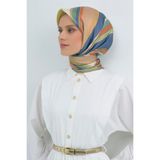 Armine Saf İpek Twill Eşarp Çok Renkli, Tek Ebat, E26YA9514D02, Çok Renkli, kadın