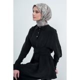 Armine Saf İpek Twill Eşarp Gri-Taş, Tek Ebat, E26YA9537D02, Gri-Taş, kadın