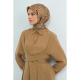 Armine Saf İpek Twill Eşarp, Tek Ebat, E26YA9518D02, 52, kadın