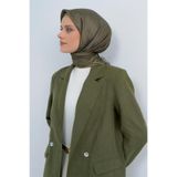 Armine Saf İpek Twill Eşarp, Tek Ebat, E26YA9548D02, 85, kadın