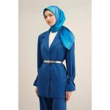 Armine Soyut Desenli Saf İpek Twill Eşarp 9308D 35