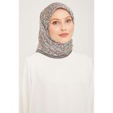 Armine Sura Ipek Eşarp 23Ka9013 2 04, Siyah Beyaz