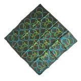 Armine Sura İpek Eşarp 9203-04 Yeşil Karışık Desen