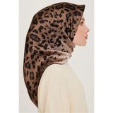 Armine Sura Ipek Eşarp 9249-03, Kahverengi