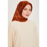 Armine Sura Saf Ipek Eşarp 9204D 01, Yeşil