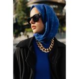 Armine Tencel İpek Minimal Monogram Desen Şal 32115