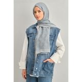 Armine Tencel İpek Minimal Monogram Desen Şal 3291