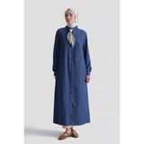 Armine Tensel Tunik Elbise İndigo