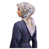 Armine Tivil Ipek Eşarp 9338-82 Mor Karışık Desen, Mor