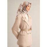 Armine Tivil İpek Eşarp 9340-86 Beyaz Karışık Desen