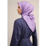 Armine Tivil İpek Eşarp 9348-05 Mor Karışık Desen
