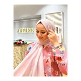 Armine Trend Krinkıl Şifon Şal - -24 - Toz Pembe ATSKRN
