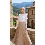 Armine TREND Pileli Etek Bej 26YT122
