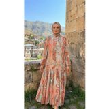 Armine TREND Viskon Elbise Kahverengi 25YT959
