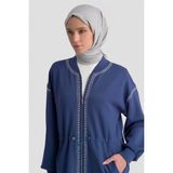 Armine Trok Detaylı Kap 25KD4038 Lacivert - 44