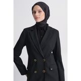 Armine Uzun Boy Blazer Ceket Siyah
