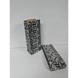 Arminow Renkli Desenli Kese Kağıdı Hediye Poşeti 8 x 20 x 5 cm 10 Adet Ç016