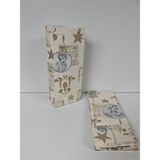 Arminow Renkli Desenli Kese Kağıdı - Hediye Poşeti - 8X20X5 cm - 10 Adet - Ç017