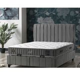 Armis Yatak Aliza Antrasit 90x200 cm Ultra Ortopedik Paket Yaylı Sert Yatak