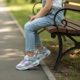 Armix 0027 Beyaz-Suyeşili Cırtlı Kız Çocuk Spor Ayakkabı - Beyaz - Yeşil