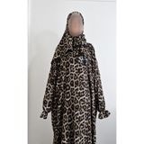 Armiza Tek Parça Pamuklu Namaz ve Ümre Elbisesi..... - Leopar - Standart