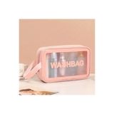 ARMOLA WashBag Pembe Su Geçirmez Kozmetik Çantası,Makyaj Düzenleyici Plaj Çantası Organizer