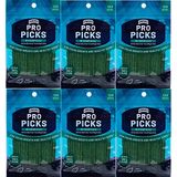 Armonds ProPicks MicroPick diş penaları, çinko oksit ile diş temizliği için, tek kullanımlık plastik kürdanlar, diş ve diş eti için, dişleri ve masajları korur, 6 paket x 120 plastik diş penası