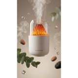 ArmoniaVital Volkan Efektli Ultra Sessiz LED Işıklı Gece Lambası & Değişen Renk Modlu Ultrasonik Hava Nemlendirici & Aroma Difüzör - Beyaz