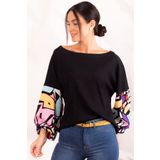 Armonika ARM-20K001085 Siyah Kadın Bluz