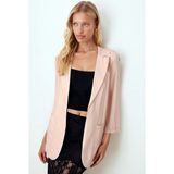 armonika Kadın Bej Cepli Oversize Ceket ARM-26K001005