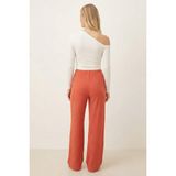 armonika Kadın Oranj Yumuşak Dokulu Likralı Pantolon ARM-26K001090