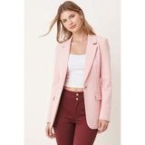 Armonika Kadın Pudra Tek Düğmeli Ceket ARM-20K001020 - XL