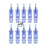 ARMONİKONYA 10 Adet Nano Kapaklı Dr.pen A6,m5,m7,n2c,e30 A1 Mavi Kapaklı Kartuş Dermapen Iğnesi Orjinal Bbglow