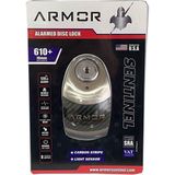 Armor 610MVA Plus 10 mm 120 Desibel Alarmlı Disk Kilidi Yeni Sezon - Gri