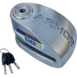 Armor 614MVA Paslanmaz Çelik Alarmlı Disk Kilidi 120 dB Sesle Caydırıcı Yüksek Güvenlik
