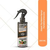Armor Coat Köpek Tüy Bakım Spreyi, Köpek Parfümü Sandal Ağacı Kokulu Parlaklık & Koku Giderici 200 ml