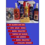 Armoral 7 Li Oto Bakım Seti -Buğu Önleyici*süt Silikon*buz Çözücü*kalorifer Asma Koku*uygulama Sün.