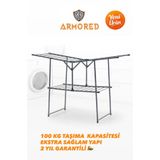 Armored Home Product Zırhlı-Kırılmaz-EXTRA KALIN BORULU Sağlam Çamaşır Kurutmalığı Ar-242