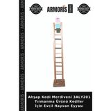 Armoris Ahşap Kedi Merdiveni 3ALY201 Tırmanma Ürünü Kediler Için Evcil Hayvan Eşyası - Tek Ebat