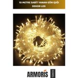 Armoris #aydınlatma Esnek Kablolu Gün Işığı Dekor Ambiyans Vitrin Organizasyon Sabit Yanan 10 Metre LED