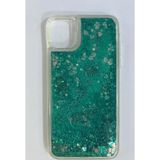 ARMORİX İPHONE 11 SULU SİMLİ KALPLİ YEŞİL SERT KAPAK
