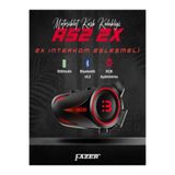 ArMotors Fazer A52-2X İntercom Kask Bluetooth Kulaklık ve Mikrofon Seti