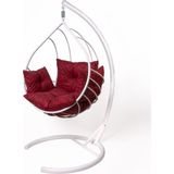 Armut Salıncak Deluxe Beyaz - Bordo Minder