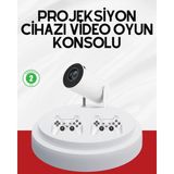 Armüz 3D Oyun Destekli Kablosuz Ev Sinema Projeksiyon Cihazı - Çok Renkli