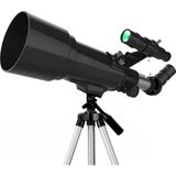 Armüz 400X70MM Açıklıklı Refrakter Teleskoplar (15X-150X), Telefon Adaptörlü Reflex