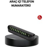 Armüz Alüminyum Kasa Gri Çevirmeli Araç Içi Telefon Numaratörü