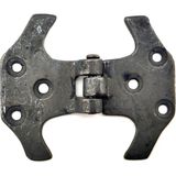 Armüz Antika Tarz Dekoratif Pirinç Fit Menteşe - 67 Mm, Oksit